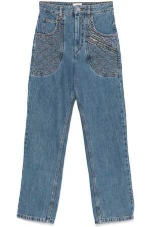 Isabel Marant Casandre Straight-Leg-Jeans