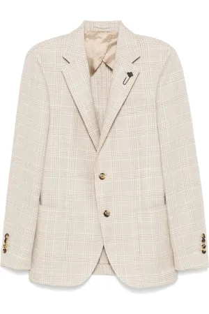 LARDINI Sakko mit Prince of Wales-Muster