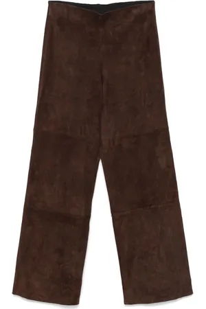 arma leder Straight-Leg-Hose aus Wildleder