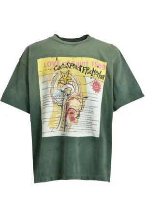 SAINT MXXXXXX X Cactus Plant Flea Market T-Shirt mit Print