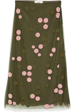 Fendi Tüllrock mit Polka Dots