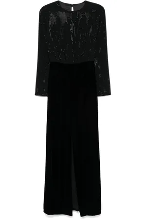 Emporio Armani Maxikleid mit Strass