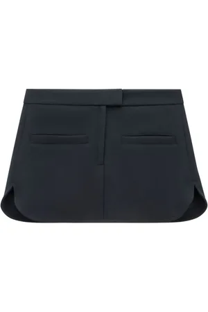 Courrèges Minirock mit abgerundetem Saum