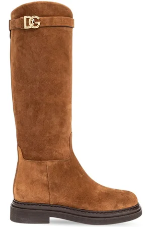 Dolce & Gabbana Wildlederstiefel mit DG