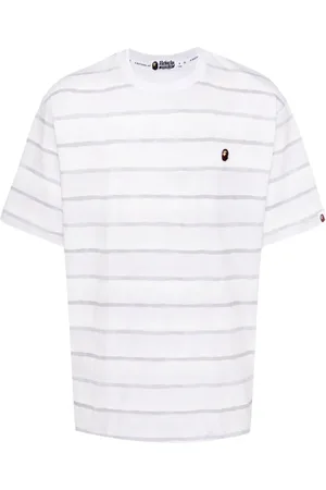 A Bathing Ape Gestreiftes T-Shirt