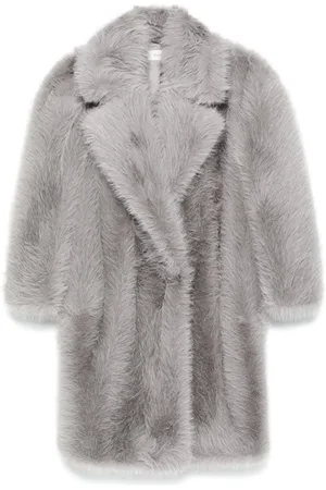 Sportmax Mantel aus Faux Fur