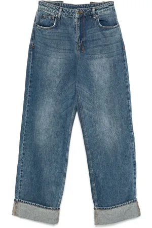 KSUBI Low Rider Cuffed Aged Jeans