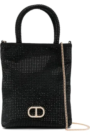 Twin-Set Mini-Tasche mit Kristallen