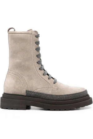 Brunello Cucinelli Stiefel aus Wildleder