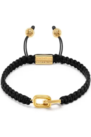 Nialaya Kordelarmband mit ineinandergreifendem Detail