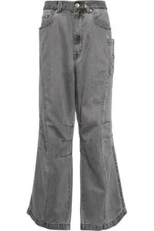 FIVE CM Straight-Leg-Jeans mit Einsätzen