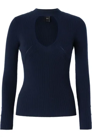 Pinko Gerippter Strickpullover
