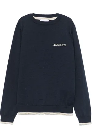 Trussardi Pullover mit Logo-Stickerei