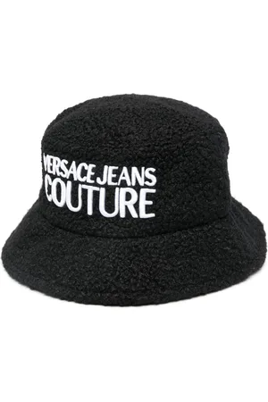 VERSACE Fischerhut mit Logo-Stickerei