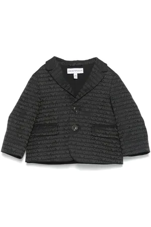 Emporio Armani Sakko mit Logo-Jacquard