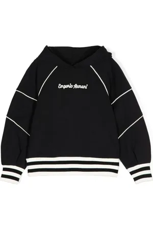 Emporio Armani Hoodie mit Logo-Stickerei