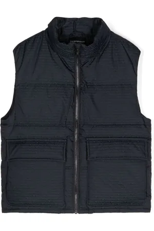 Emporio Armani Gefütterte Jacke mit Logo