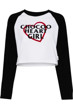 Chocoolate T-Shirt mit Logo-Print