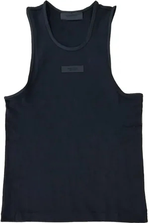 FEAR OF GOD Trägershirt mit Logo-Applikation