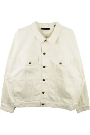 FEAR OF GOD Jeans-Hemdjacke mit Logo-Applikation