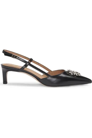 HUGO BOSS Pumps mit Logo-Schild 50mm