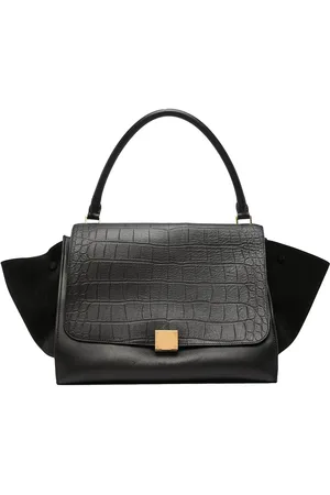 Céline Handtasche mit Kroko-Effekt