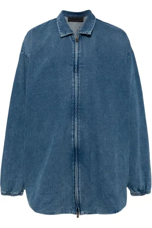 FEAR OF GOD Jeans-Hemdjacke mit Reißverschluss