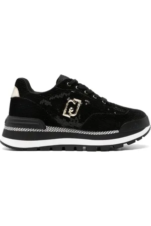 Liu Jo Sneakers aus Samt mit Logo-Schild