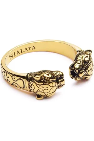 Nialaya Panther Ring mit Glanzoptik