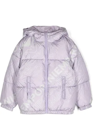 Emporio Armani Wattierte Jacke mit Monogramm