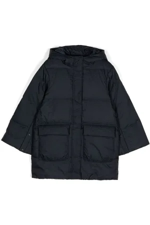 Emporio Armani Wattierte Jacke mit Monogramm