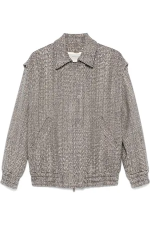 Golden Goose Jacke mit Fischgrätenmuster