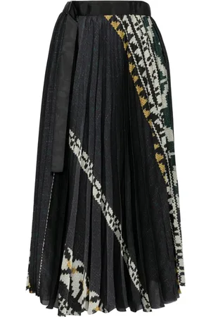 SACAI Rock mit Falten