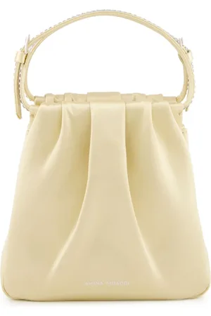 Amina Muaddi Vittoria Crystal Shopper aus Satin