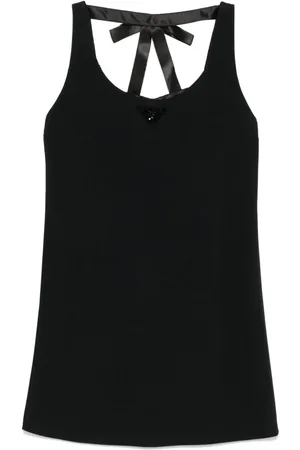 Prada Minikleid mit Triangel-Logo