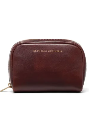Brunello Cucinelli Kulturbeutel aus Leder