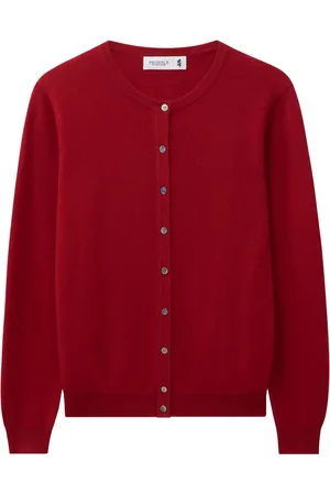 PRINGLE OF SCOTLAND Kaschmircardigan mit Rundhalsausschnitt