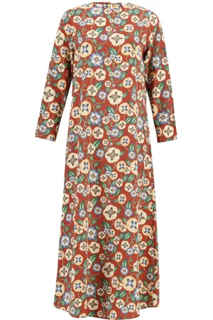 Paula Midikleid aus Seide mit Print