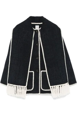 Totême Jacke mit appliziertem Schal