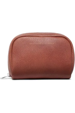 Brunello Cucinelli Kulturbeutel aus Leder