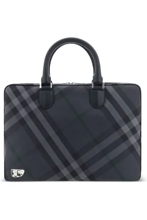 Burberry Aktentasche mit Gittermuster