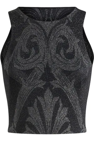 Etro Jacquard-Tanktop im Metallic-Look