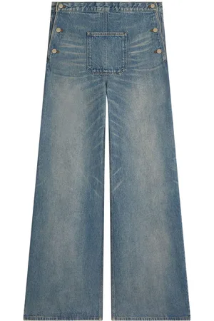 Courrèges Halbhohe Wide-Leg-Jeans