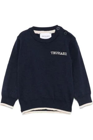 Trussardi Pullover mit Logo-Stickerei