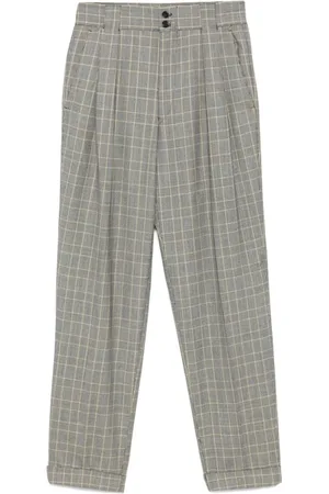 VERSACE 1980s Hose mit Karomuster