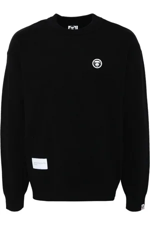 A Bathing Ape Pullover mit Moonface-Logo
