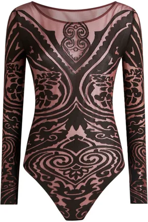 Etro Ärmelloser Body mit Paisley-Print