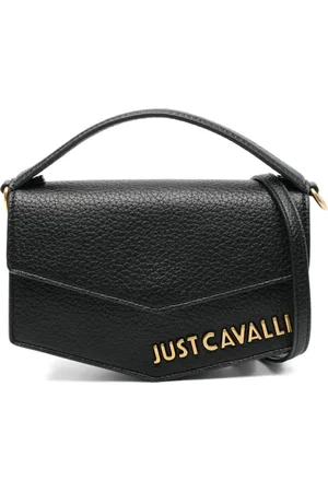 Roberto Cavalli Handtasche mit Logo-Schild