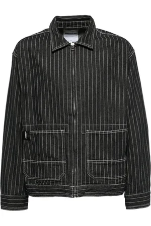 Chocoolate Gestreifte Jeansjacke