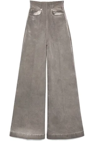 Rick Owens Dirt Cooper Wide-Leg-Jeans
